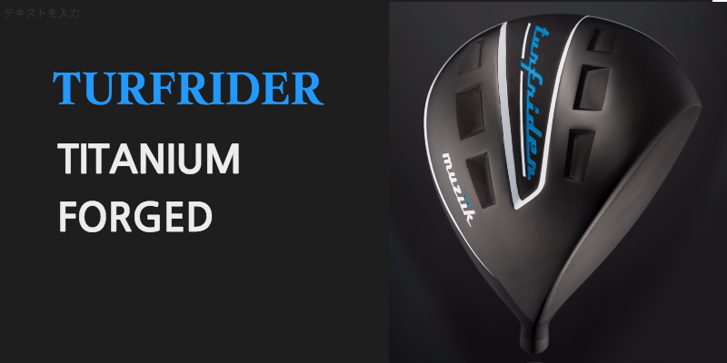 【美品】muziik TurfRider TITANIUM FORGED 460 Muziik Golf Official Site／TURF RIDER_DRIVER